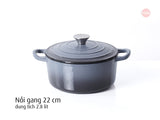 Nồi gang tráng men 20cm-22cm