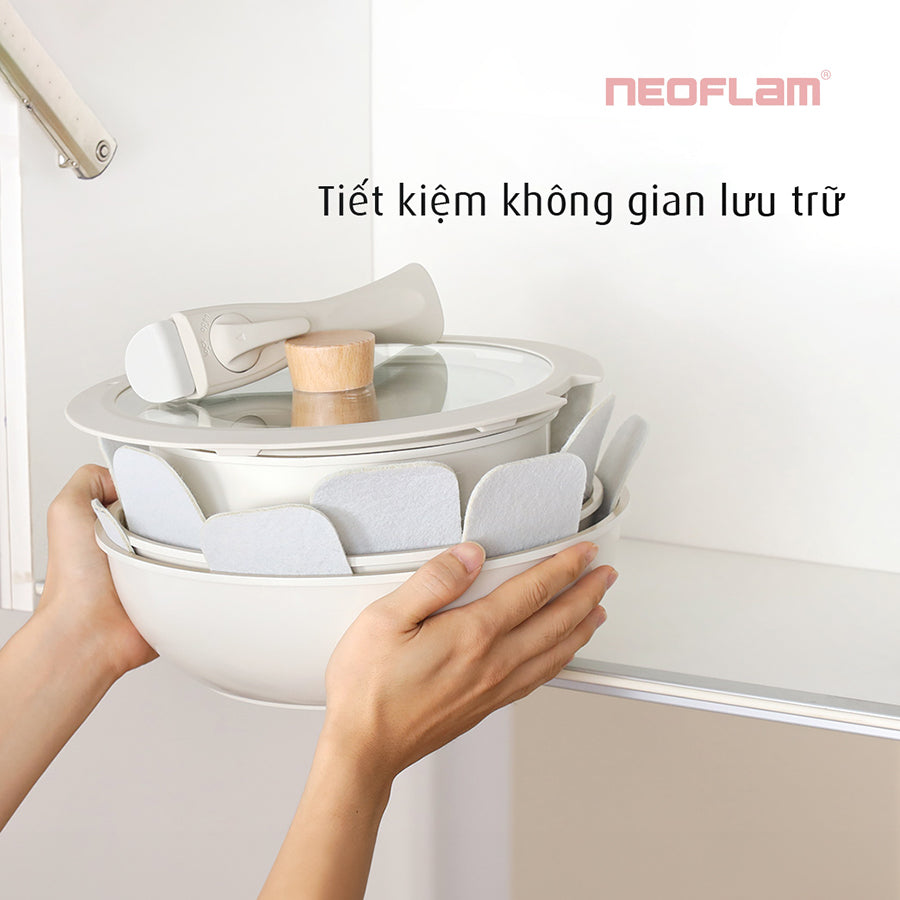 Bộ 3 nồi chảo cán rời Neoflam