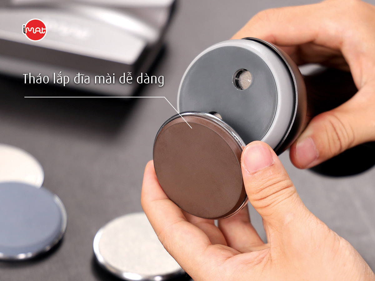 Mài dao trục lăn cầm tay