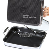 Chảo vuông đa năng 24 hai tay cầm iMat Hybrid