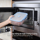 Bộ hộp thuỷ tinh chân không VACU 6 món có bơm