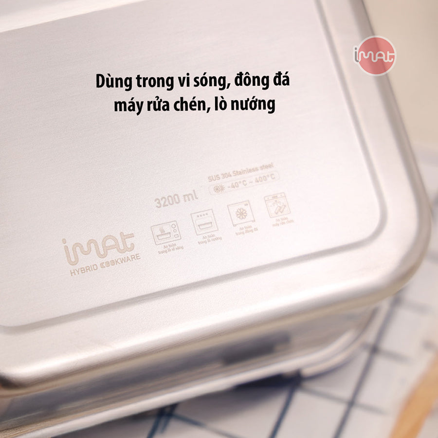 Bộ 4 hộp CAO inox dùng vi sóng