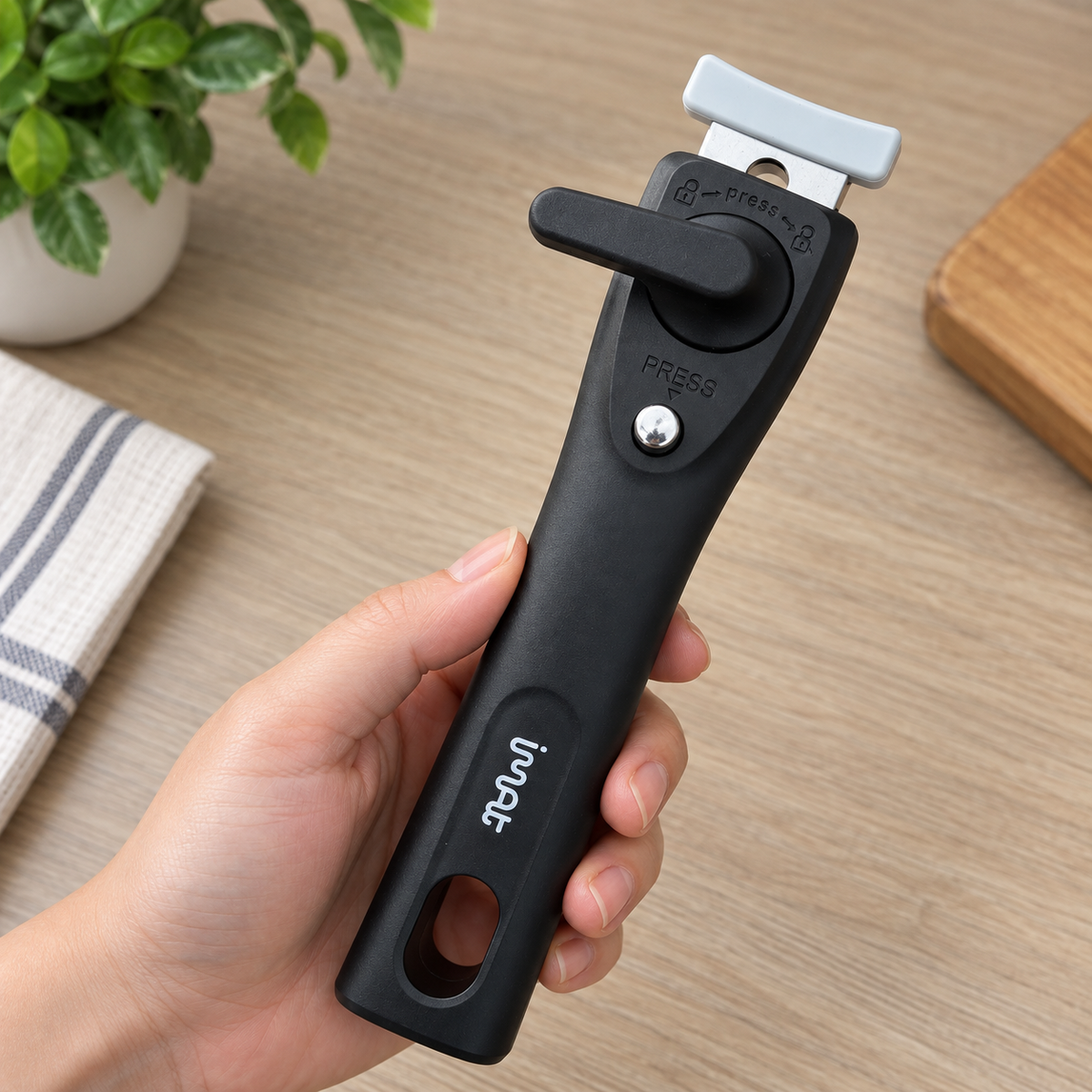 Bộ nồi chảo iNox cán rời 9 món - Không phủ lớp chống dính
