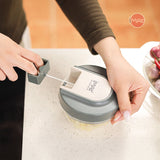 Cối xay tỏi ớt kéo tay cốc Tritan