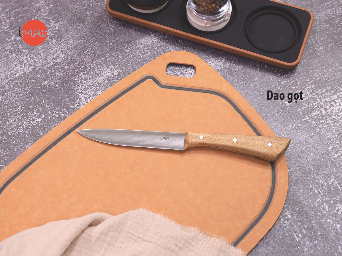 Bộ 4 dao cán gỗ nhà bếp