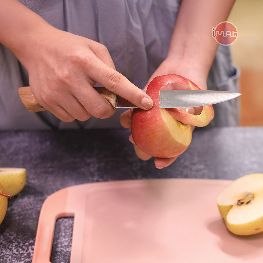 Dao gọt đa năng cán gỗ iMat