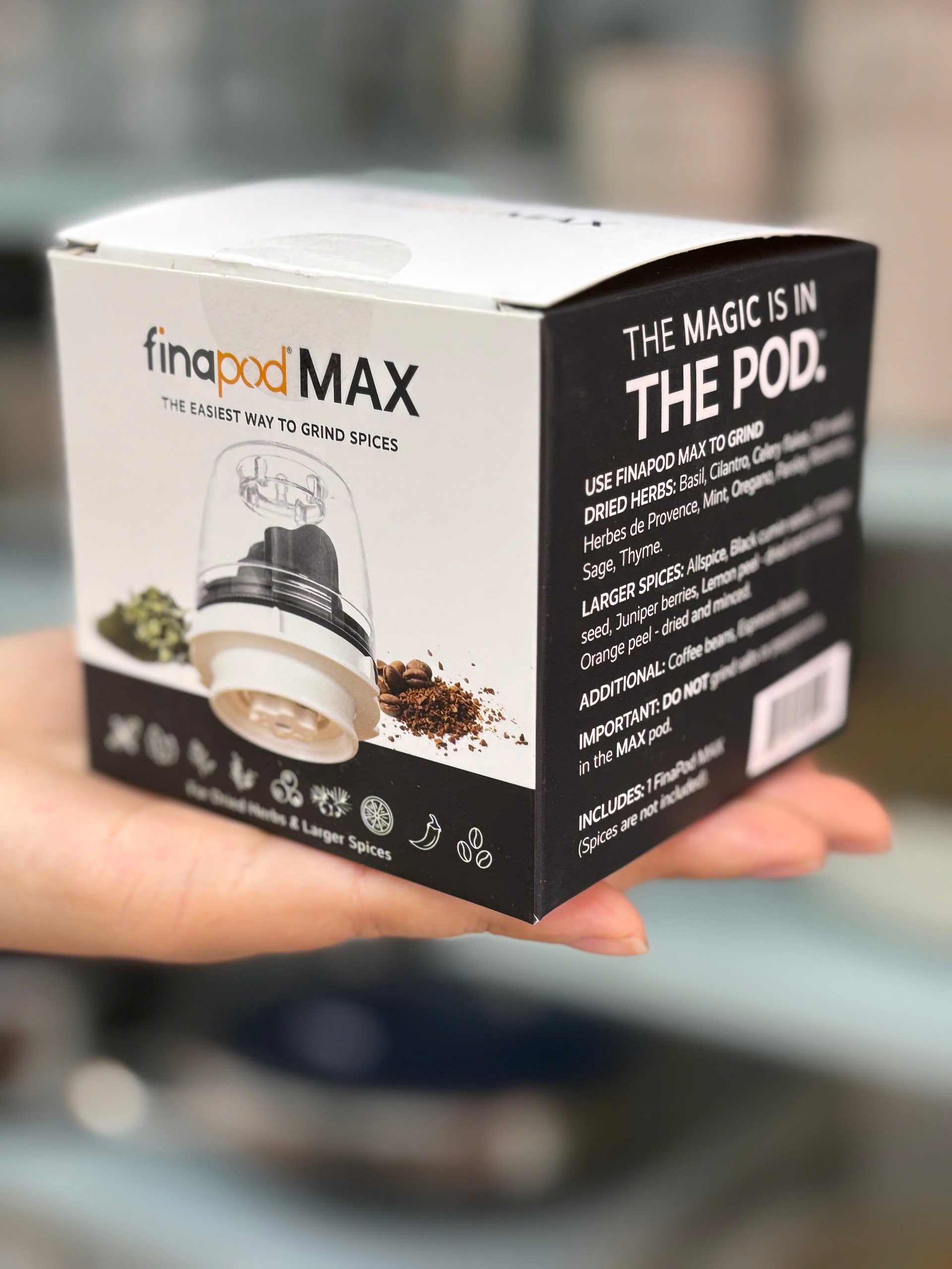 Phụ kiện cối xay gia vị Finapod MAX (Dùng cho máy xay Finamill)