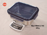 Bộ 4 hộp inox dùng vi sóng
