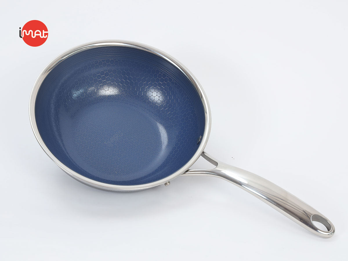 Bộ 5 nồi chảo iMat Hybrid lòng xanh