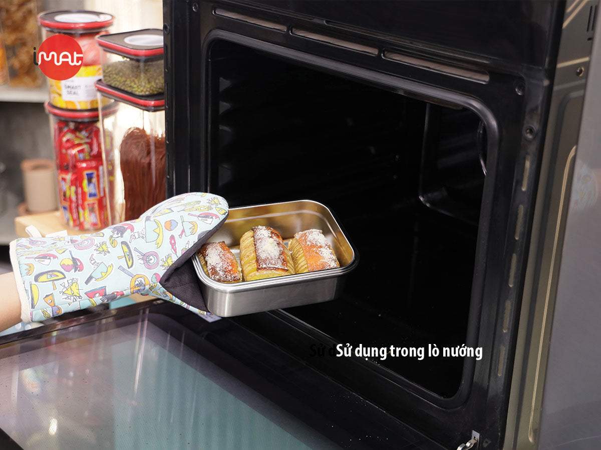 Hộp inox dùng vi sóng thành cao 800|1200|1600|3200ml