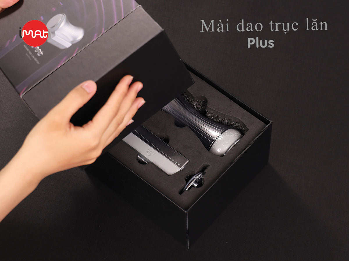 Mài dao trục lăn cầm tay