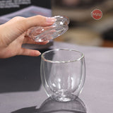 Bộ 4 cốc thuỷ tinh hai thành MEG