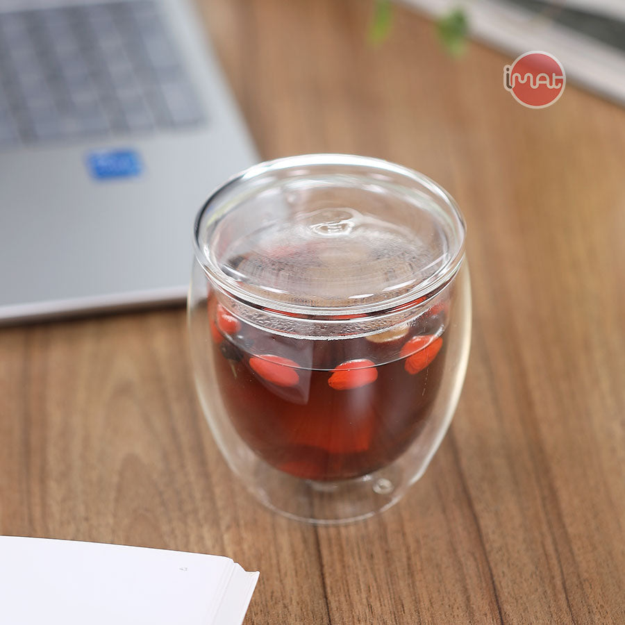 Bộ 4 cốc thuỷ tinh hai thành MEG