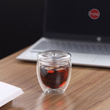 Bộ 4 cốc thuỷ tinh hai thành MEG