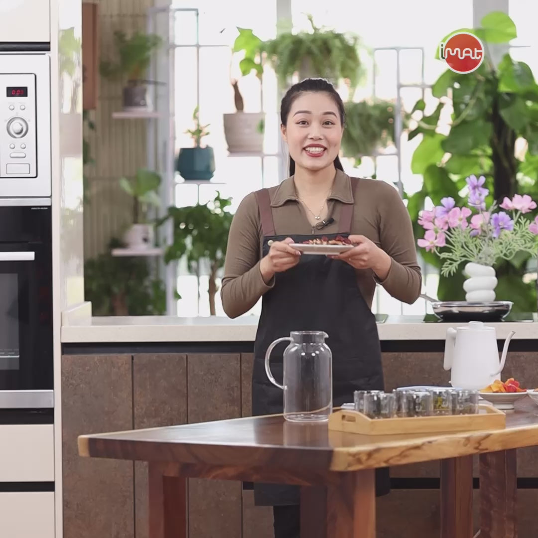 Bộ 6 cốc trà TATA thuỷ tinh Hight Borosilicate 2 thành cách nhiệt