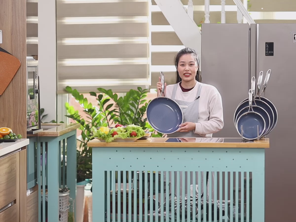 Chảo iMat Hybrid lòng xanh