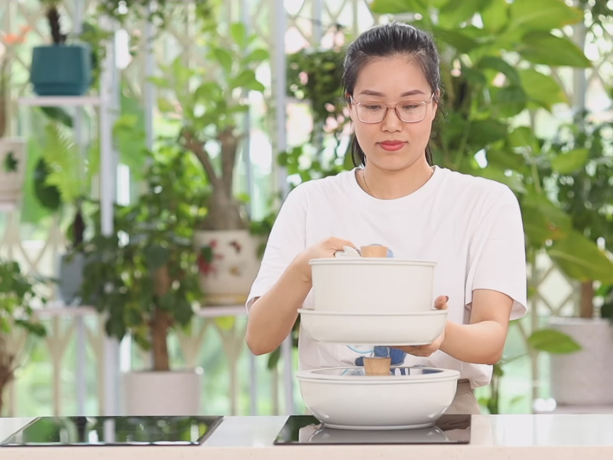 Bộ 3 nồi chảo cán rời Neoflam ( đã bao gồm phí ship )