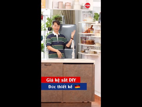 Kệ lắp ráp DIY 3 tầng mâm sắt
