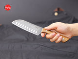 Dao Santoku nhỏ 5" iMat cán gỗ