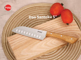 Dao Santoku nhỏ 5" iMat cán gỗ