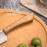 Dao Santoku nhỏ 5" iMat cán gỗ