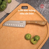 Dao Santoku nhỏ 5" iMat cán gỗ