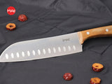 Dao Santoku 7" cán gỗ iMat