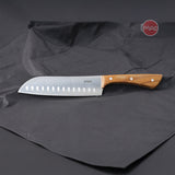 Dao Santoku 7" cán gỗ iMat