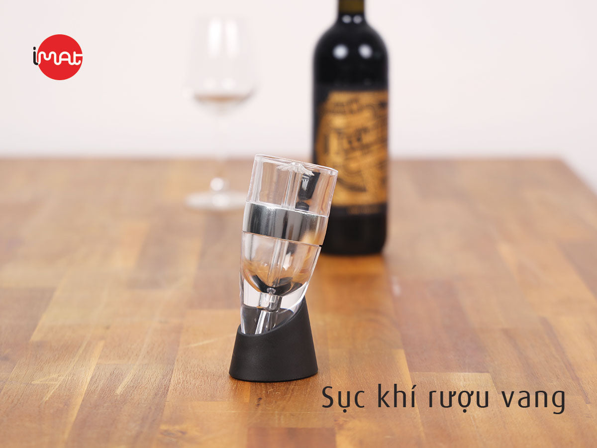 Phễu sục khí rượu vang iMat
