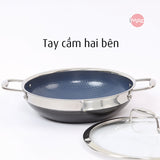 Chảo đa năng iMat Hybrid lòng xanh