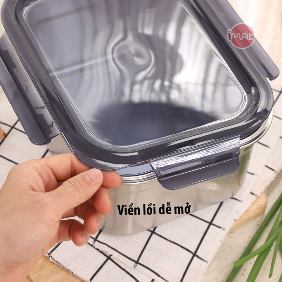 Bộ 4 hộp CAO inox dùng vi sóng