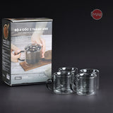 Bộ cốc AME hai thành 250ml bằng thuỷ tinh Borosilicate