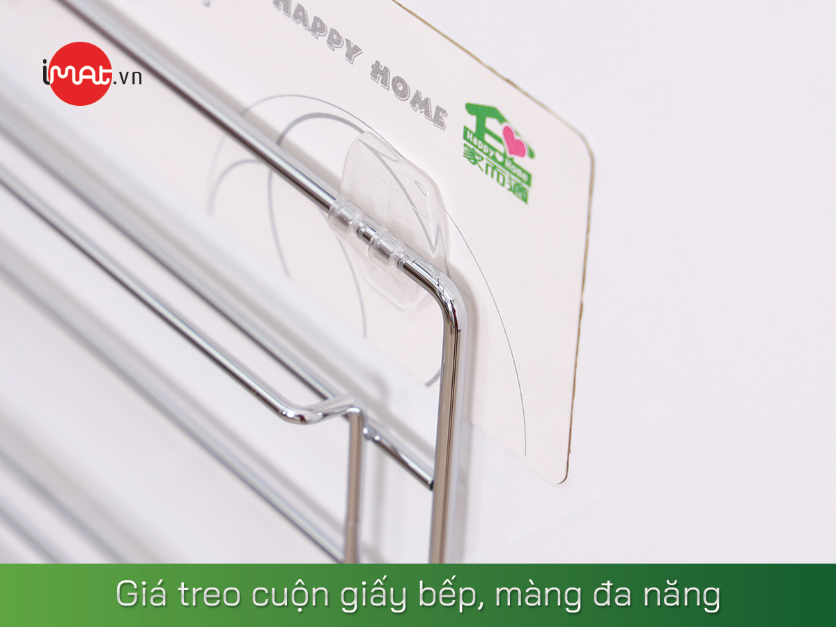 Giá treo cuộn giấy bếp, màng đa năng