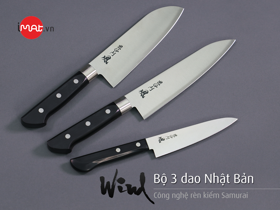 Combo 3 dao nhà bếp cao cấp Nhật Bản | WIND