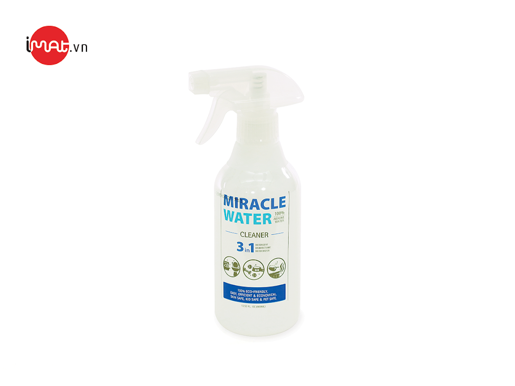 Nước Kiềm tẩy rửa đa năng Miracle water 400ml