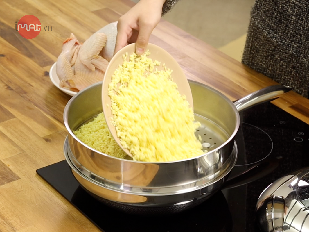 Combo Nồi sâu de Chef 24cm| xửng hấp