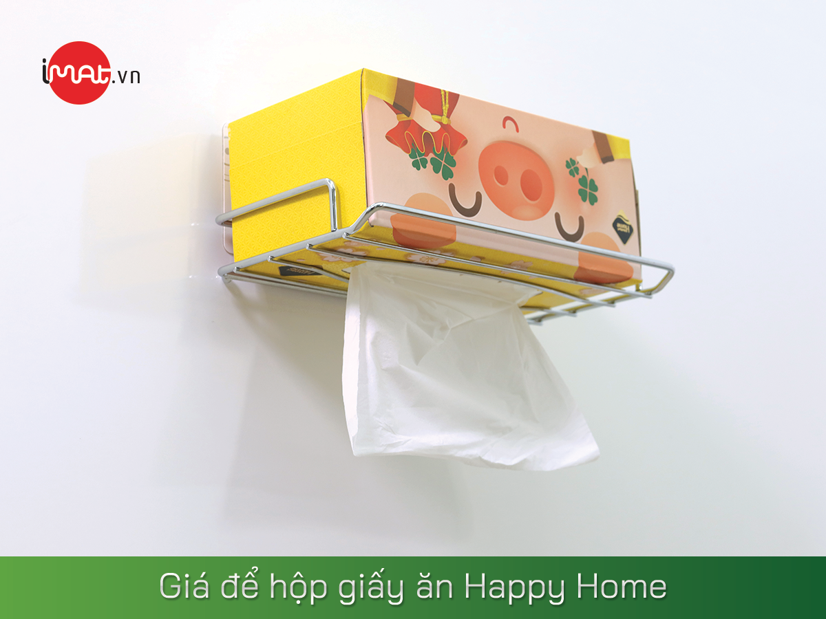 Giá để hộp giấy ăn happy Home