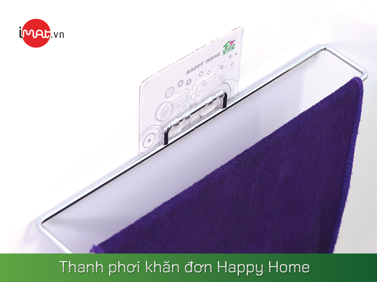 Thanh phơi khăn đơn Happy Home
