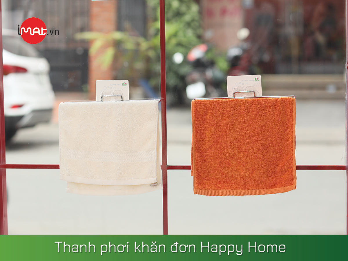 Thanh phơi khăn đơn Happy Home
