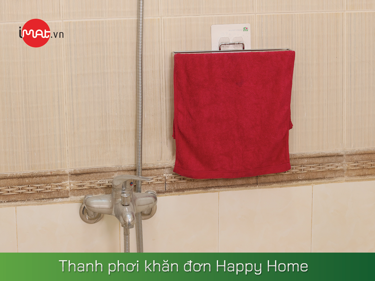 Thanh phơi khăn đơn Happy Home