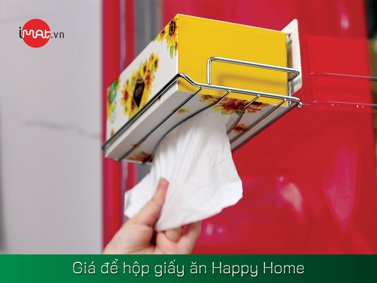 Giá để hộp giấy ăn happy Home