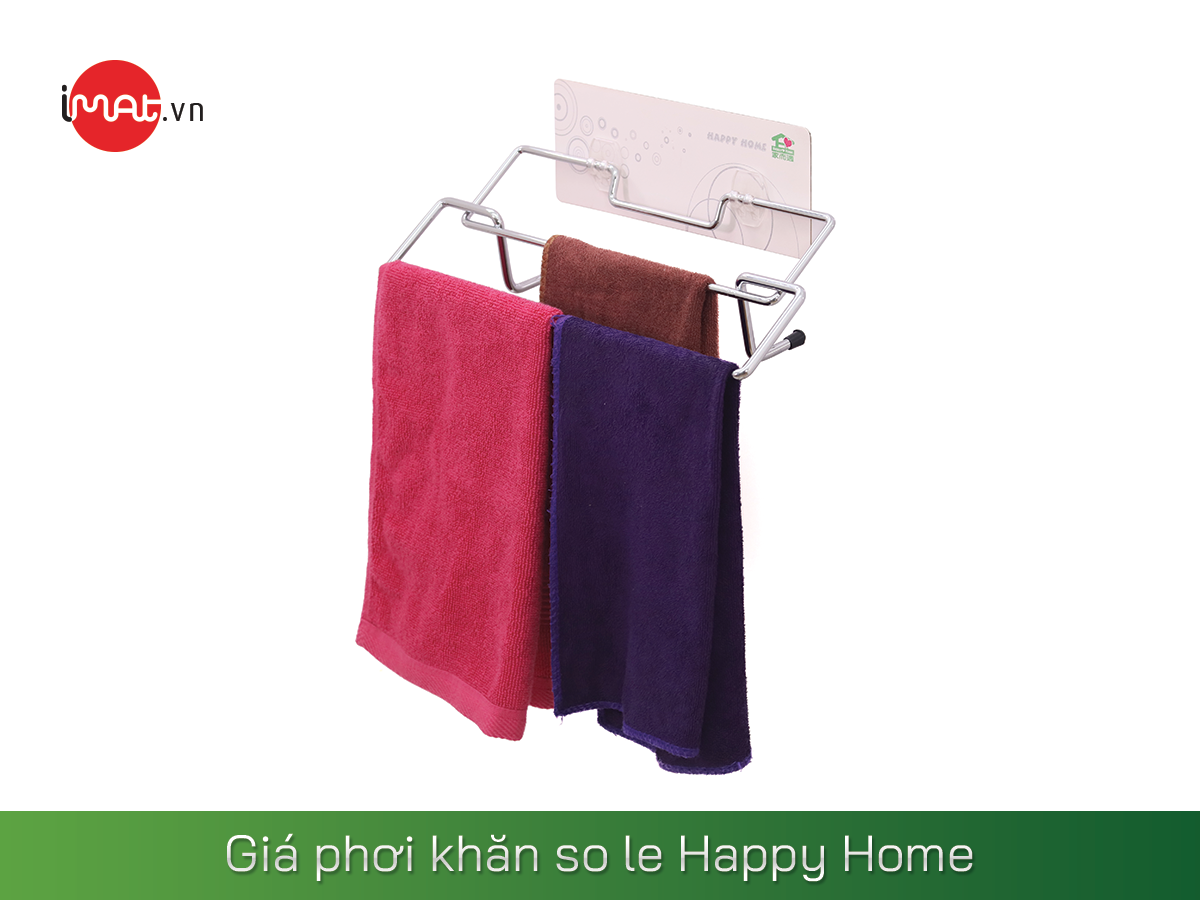 Giá phơi khăn so le Happy Home