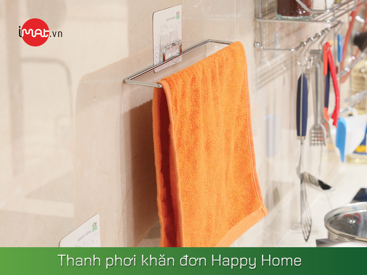 Thanh phơi khăn đơn Happy Home