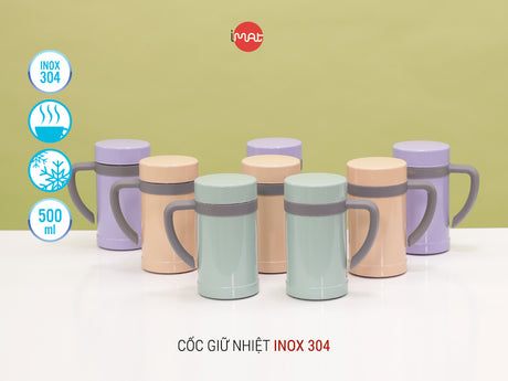 Cốc giữ nhiệt inox Trino