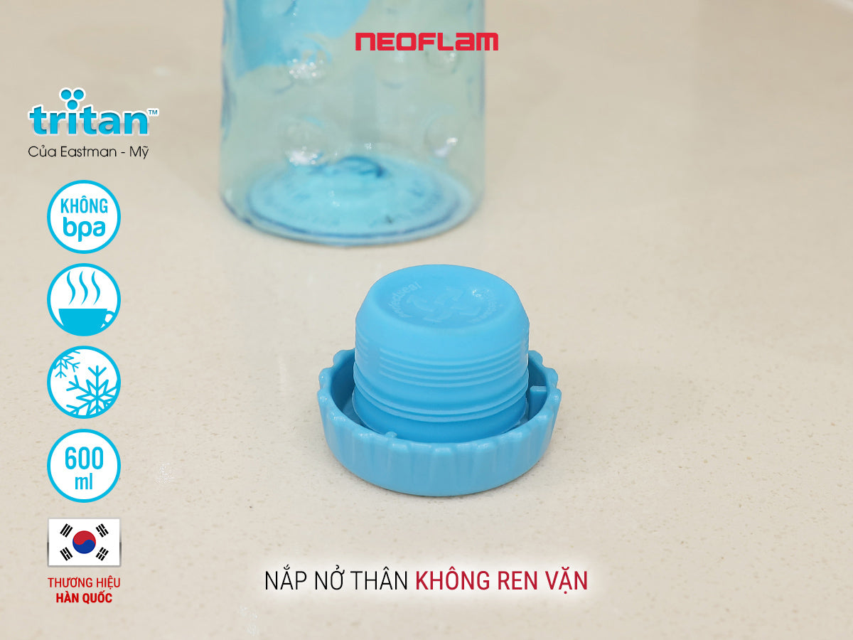 Chai nước Color-Pop 600ml, nhựa tritan an toàn