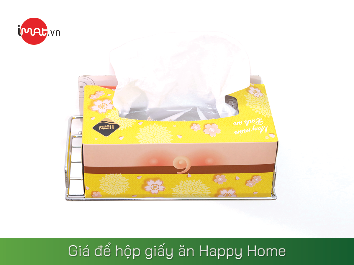 Giá để hộp giấy ăn happy Home