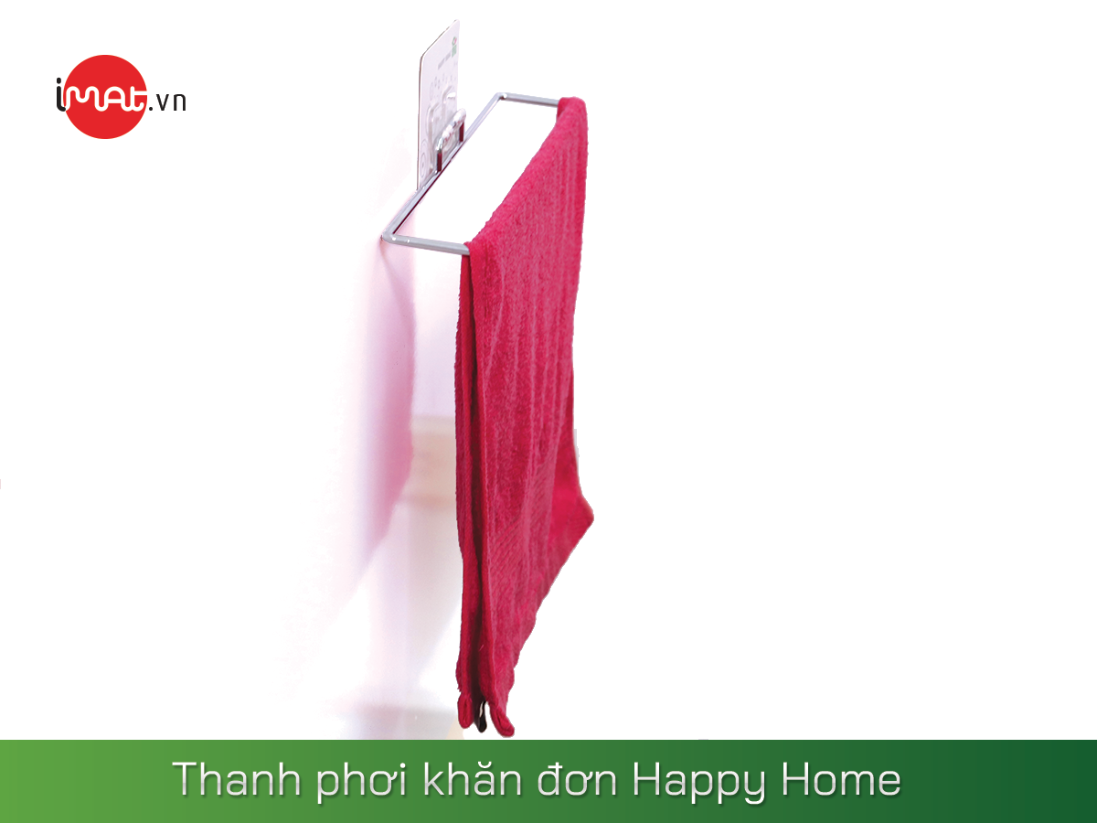 Thanh phơi khăn đơn Happy Home