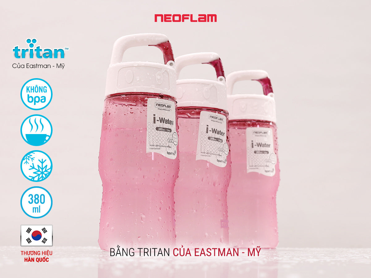 Chai nước Tritan Iwater 380ml