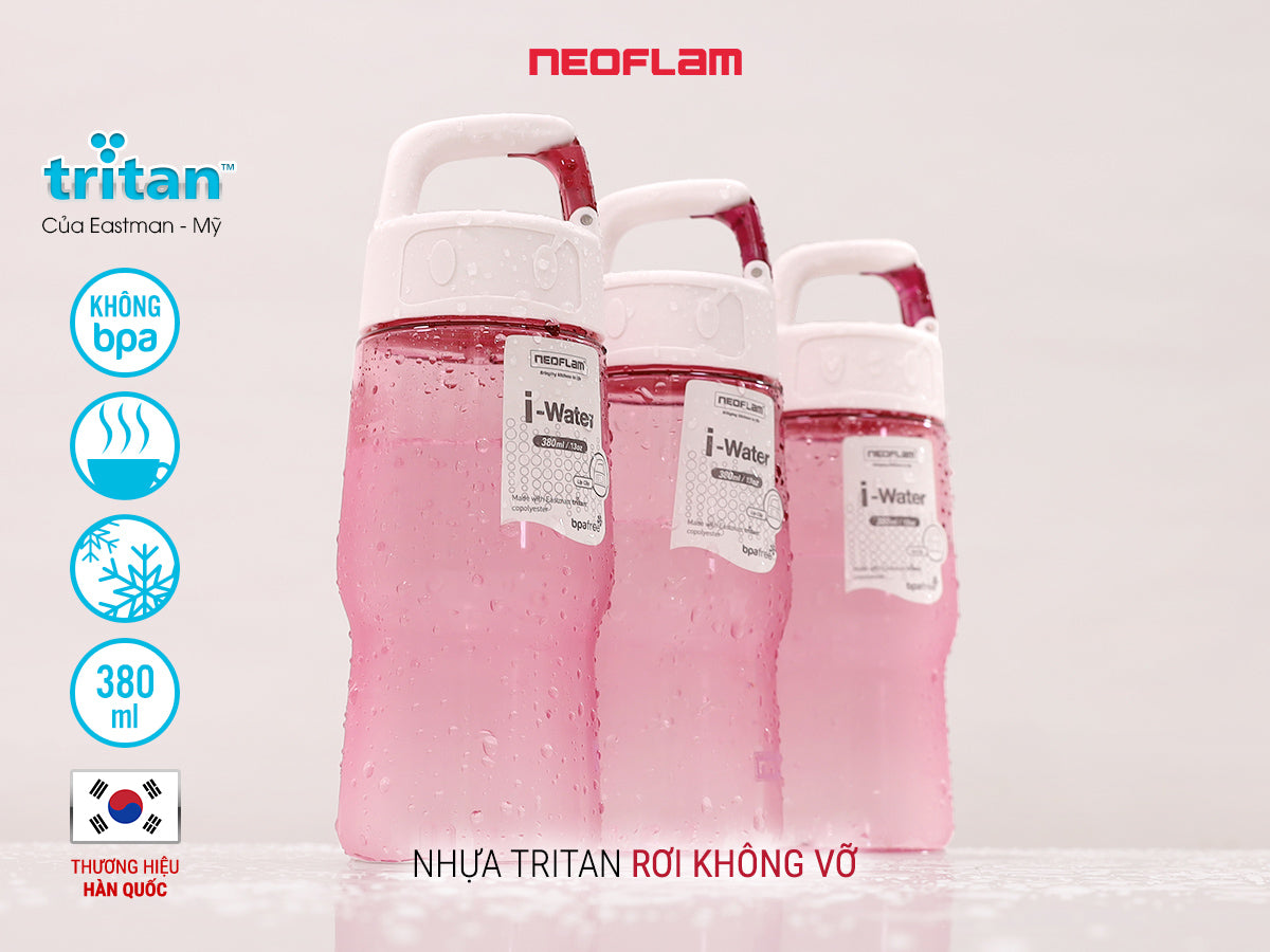 Chai nước Tritan Iwater 380ml