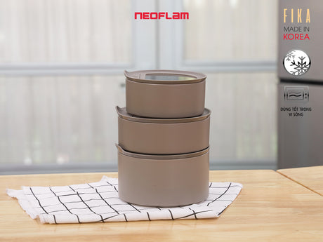 Bộ 3 Thố gốm Fika one